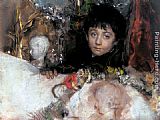 Portrait Of A Young Boy by Antonio Mancini